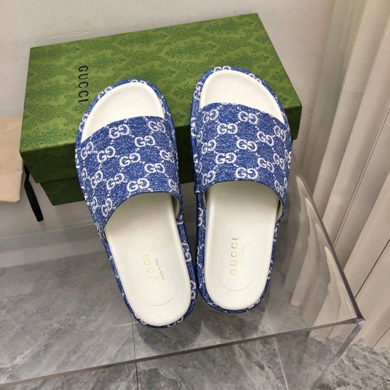 Gucci Shoes厚底拖鞋