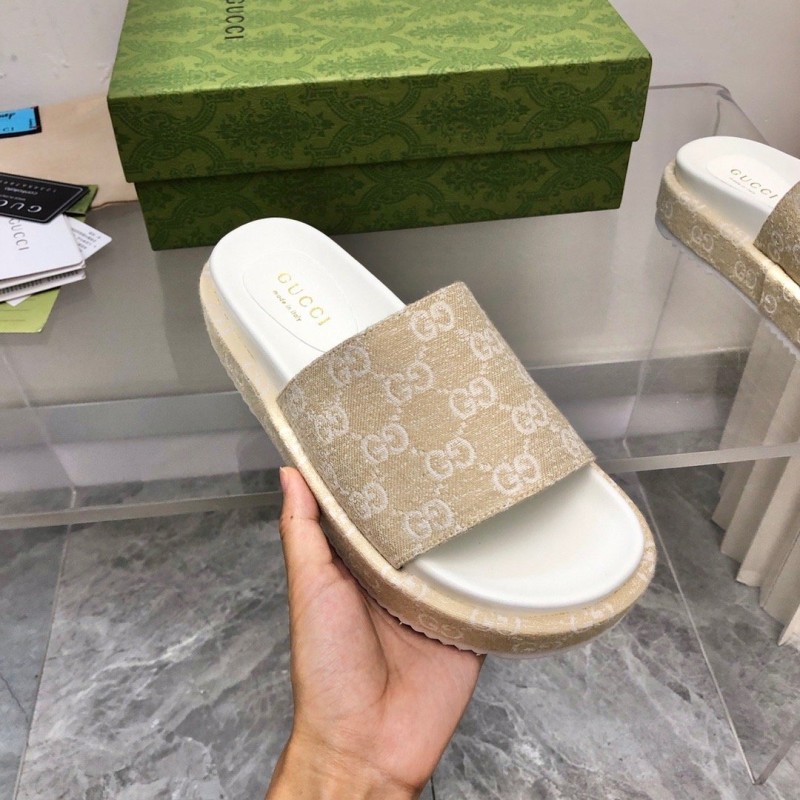 Gucci Shoes厚底拖鞋