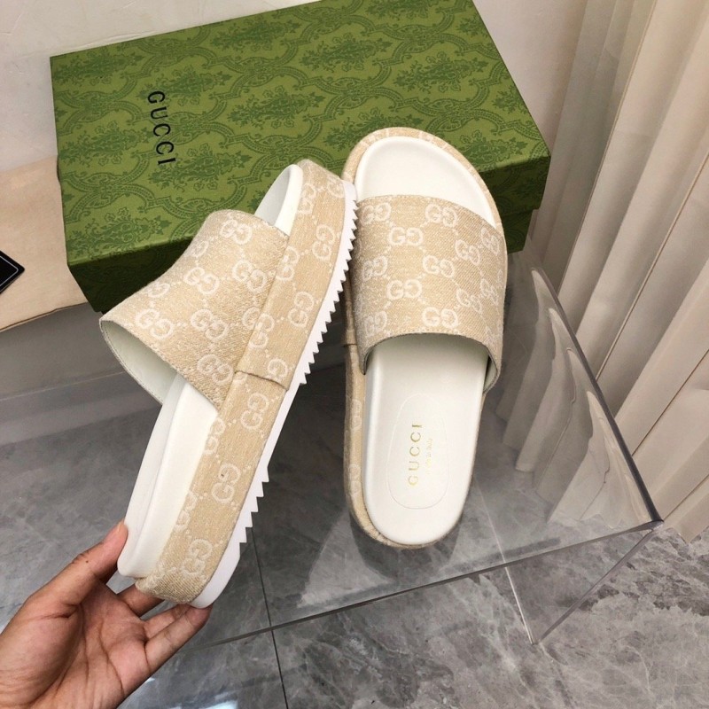 Gucci Shoes厚底拖鞋