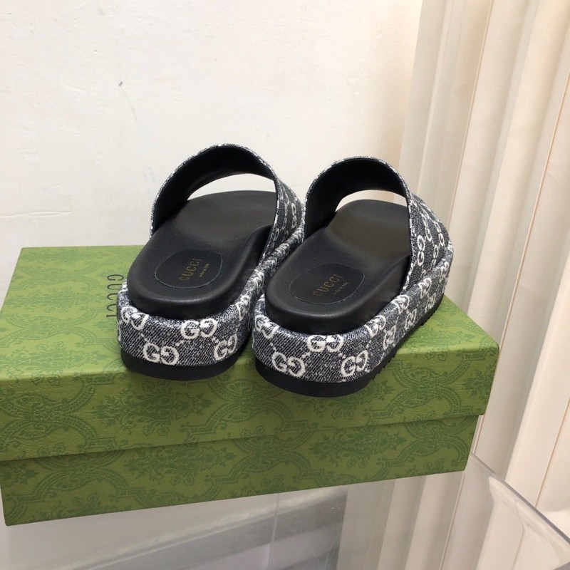 Gucci Shoes厚底拖鞋