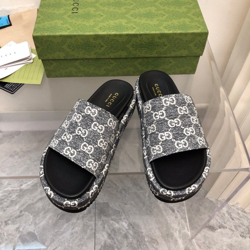 Gucci Shoes厚底拖鞋
