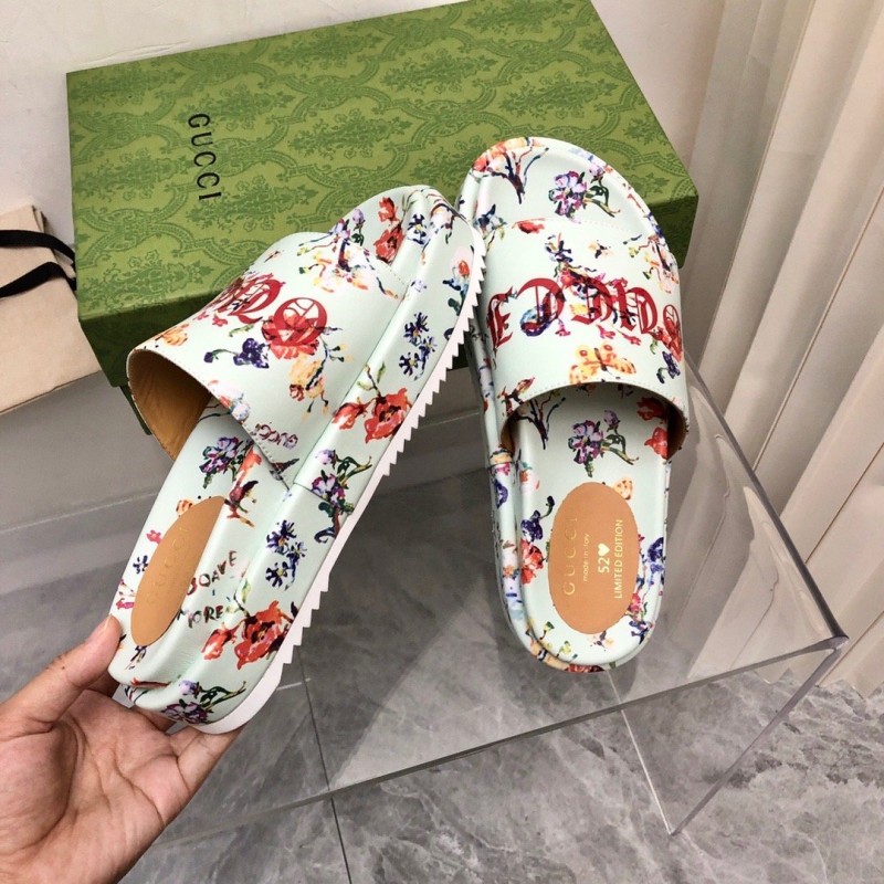 Gucci Shoes厚底拖鞋