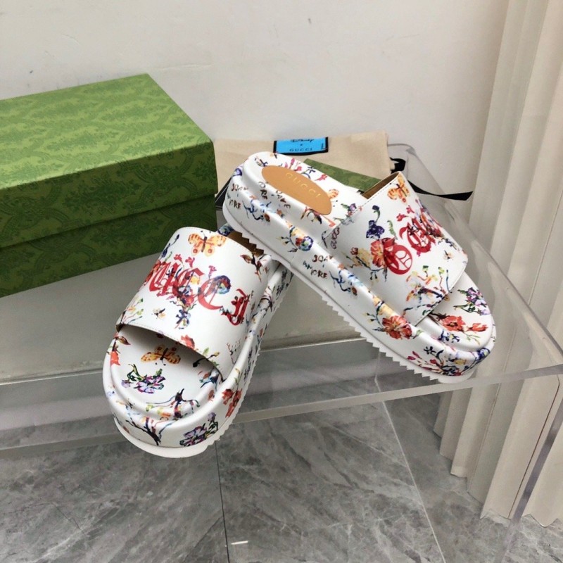 Gucci Shoes厚底拖鞋
