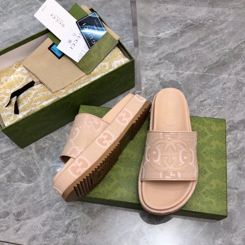 Gucci Shoes厚底拖鞋