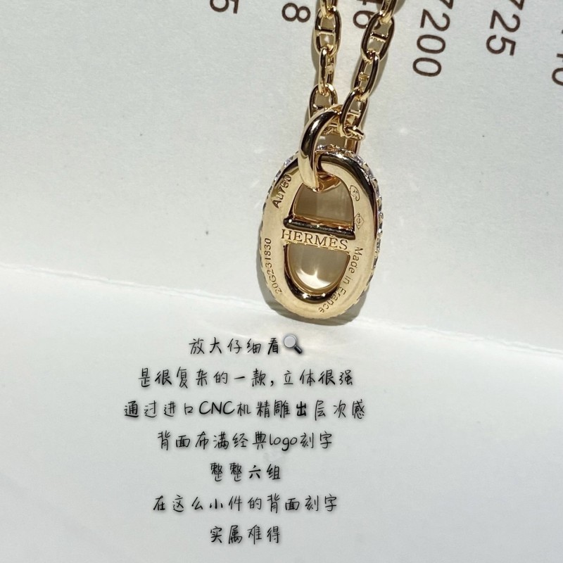 Hermes Necklace, Earring