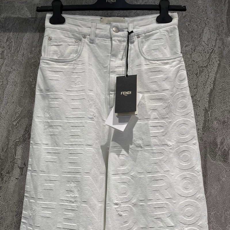 Fendi x Marc Jacobs Long Jeans Pants