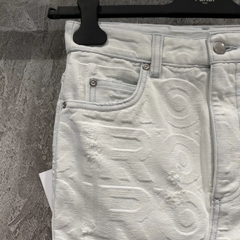 Fendi x Marc Jacobs Long Jeans Skirts