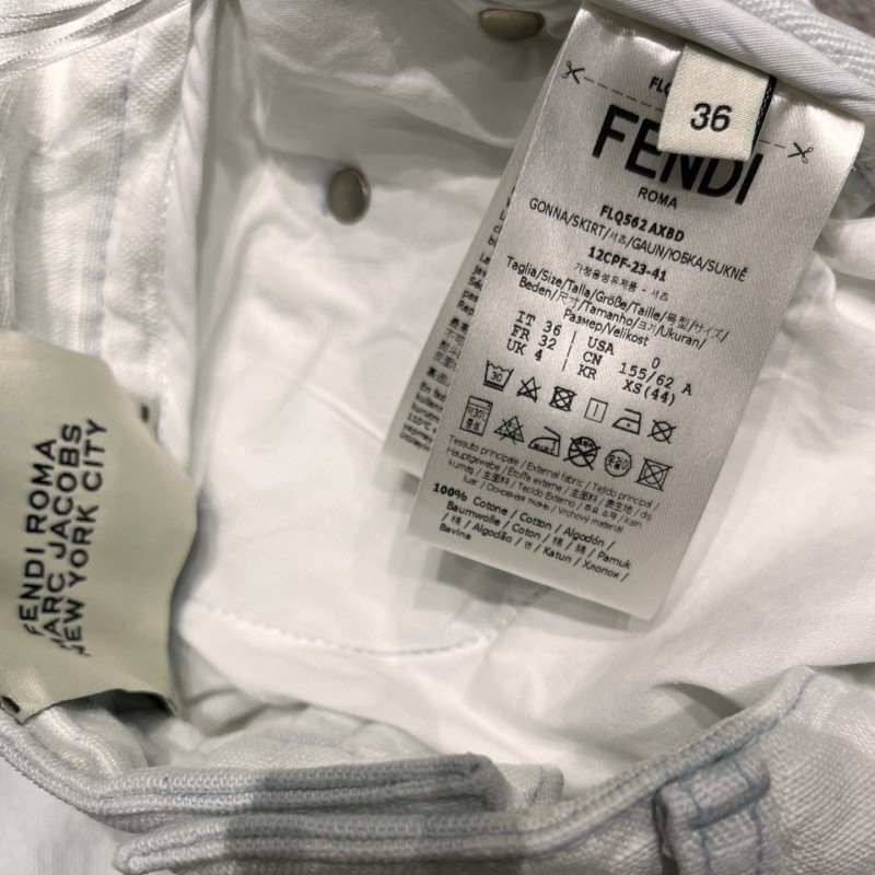 Fendi x Marc Jacobs Long Jeans Skirts