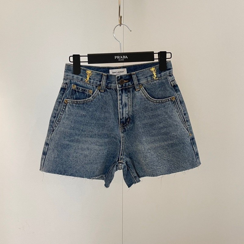 YSL Denim Shorts