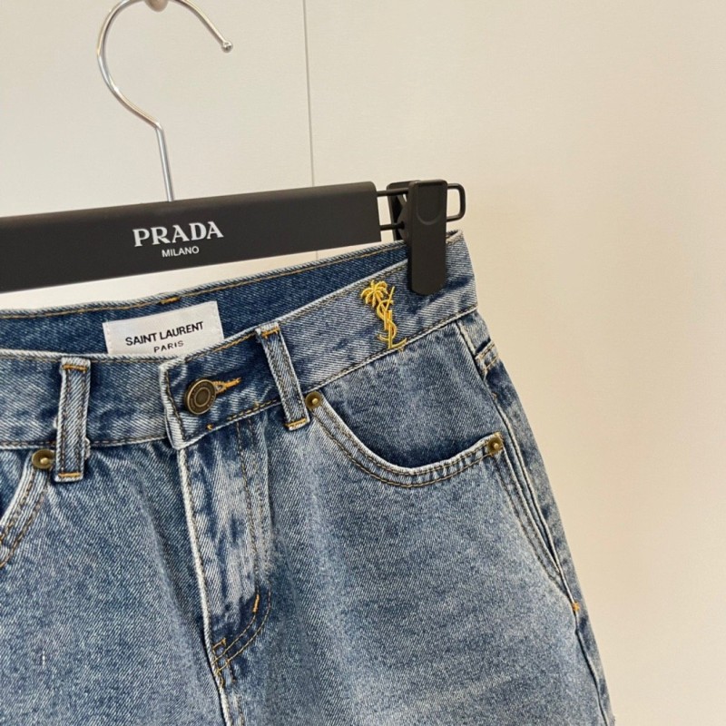 YSL Denim Shorts