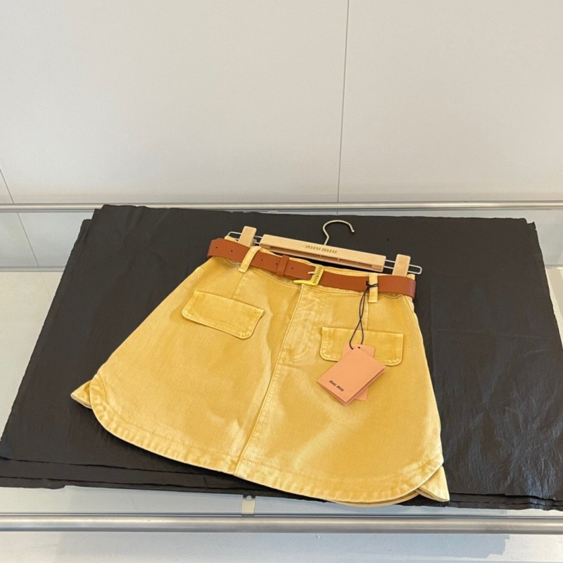MiuMiu Denim Skirt