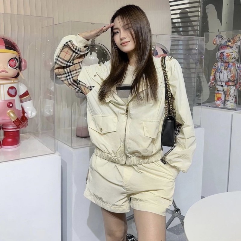 Burberry Jacket + Short Pant Set