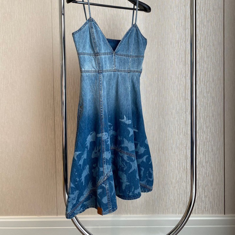 Loewe Shoulder Strap Dress Set