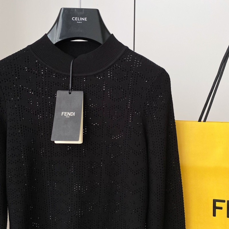 Fendi Knit Long Sleeves Tee