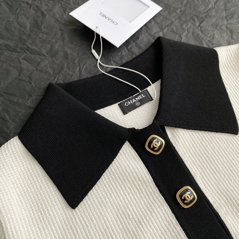 Chanel Knit Shirt Dress