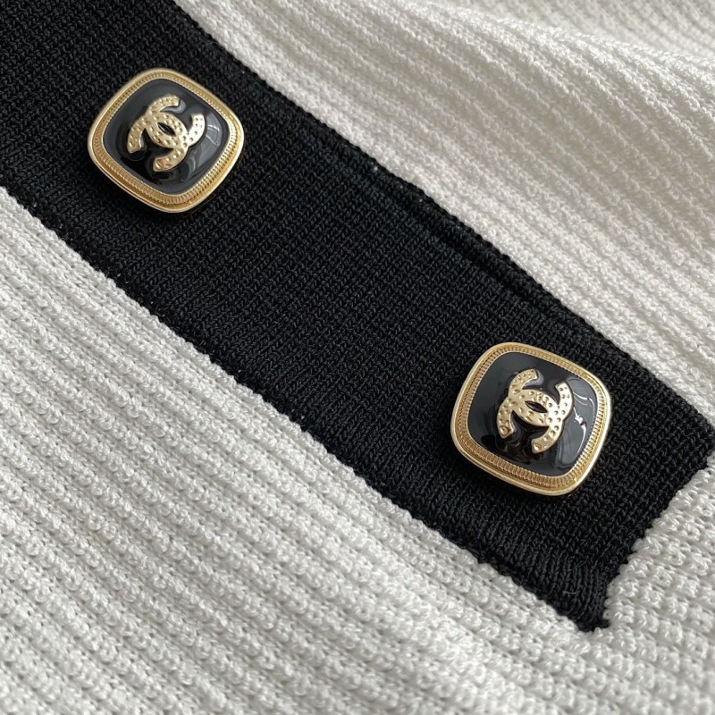 Chanel Knit Shirt Dress